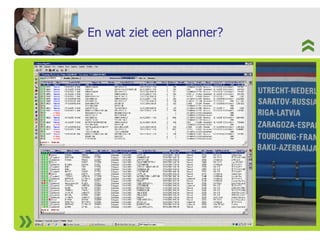 En wat ziet een planner? 