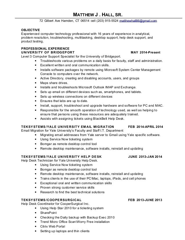 Matthew Hall S Resume 1