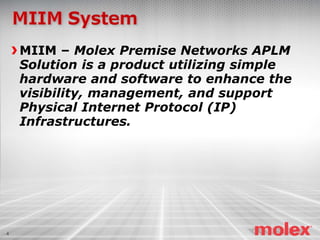 MIIM Short Overview | PDF