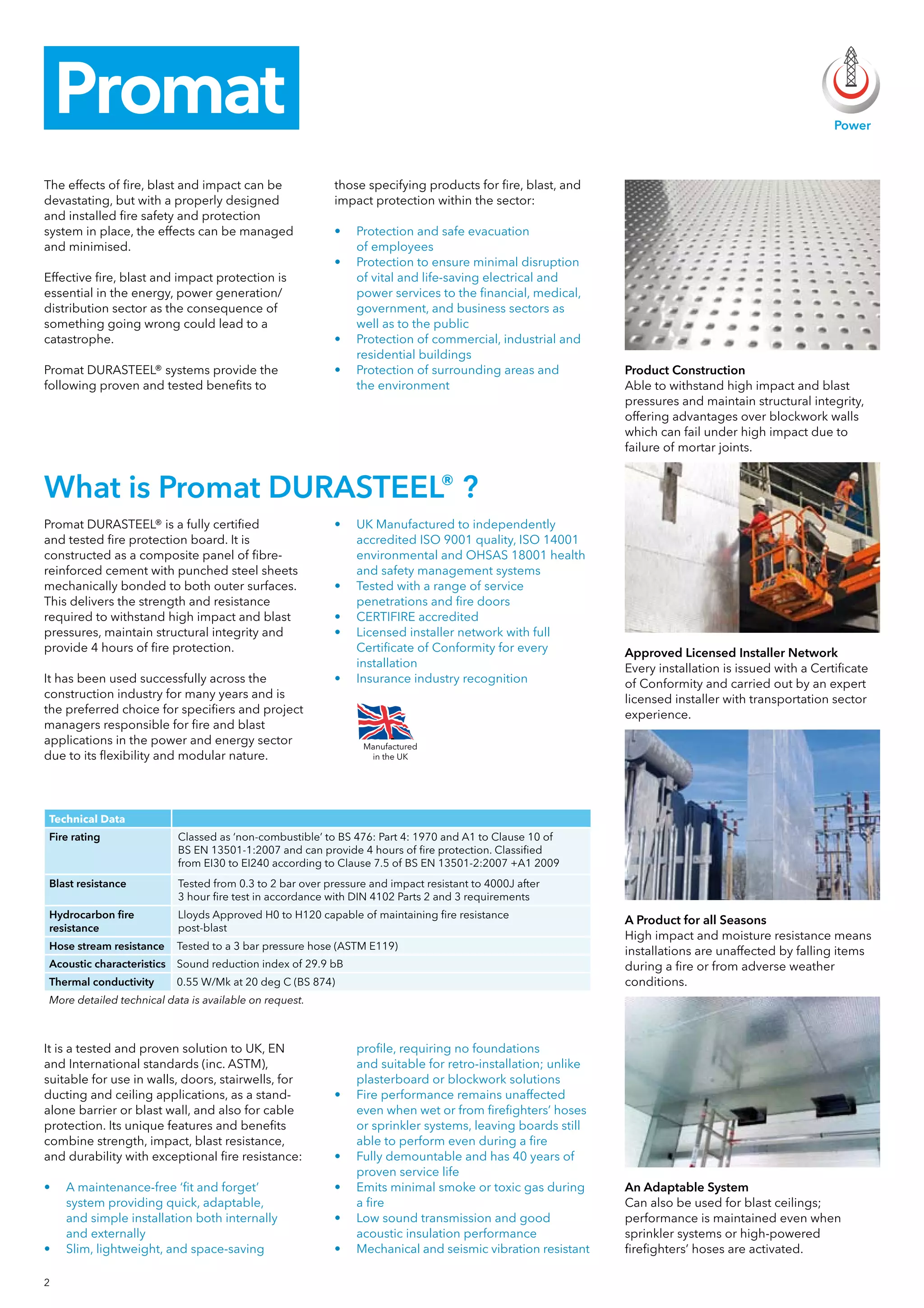 Promat DURASTEEL_Power_8_15 | PDF