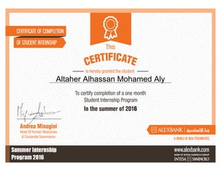 Altaher Alhassan Mohamed Aly
 
