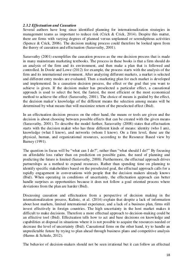 Master thesis international marketing