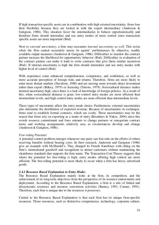 Master thesis on internal marketing