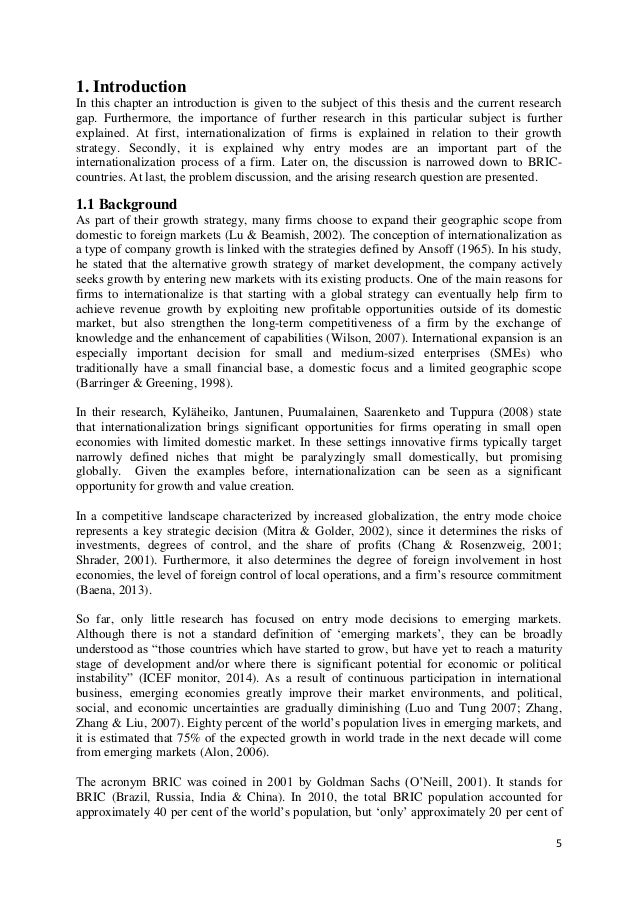 Master thesis on internal marketing