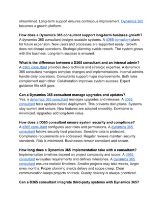 Support Expansion Without Process Rework D365 Human Resource .docx