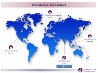 BizTransSysTech – Geo Operations
5
H.Q
 