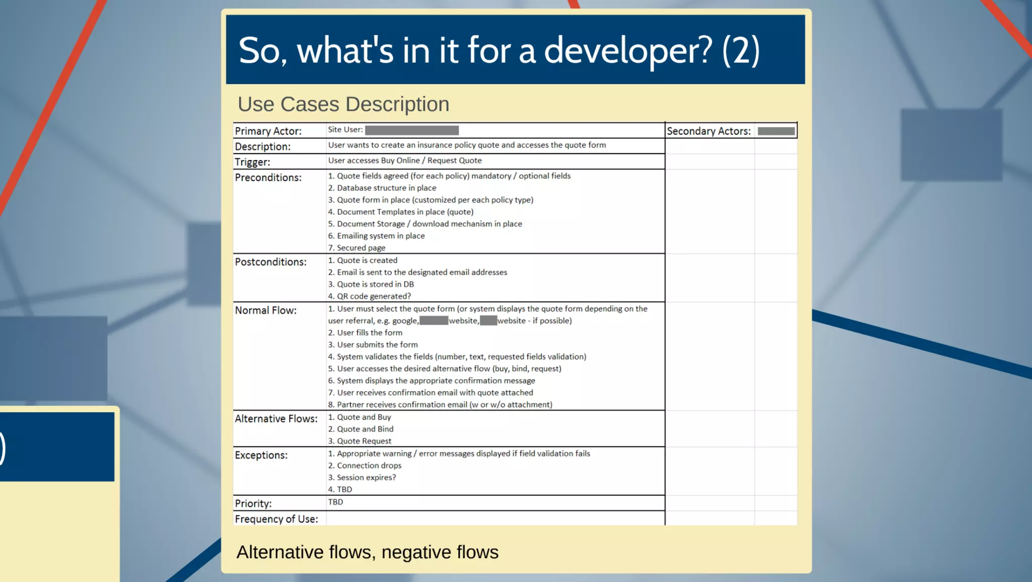 CodeCamp 2016 - Liviu-Stefanita Baiu - What's in it for me