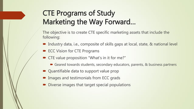 Cte Brochure Project Final Ppt