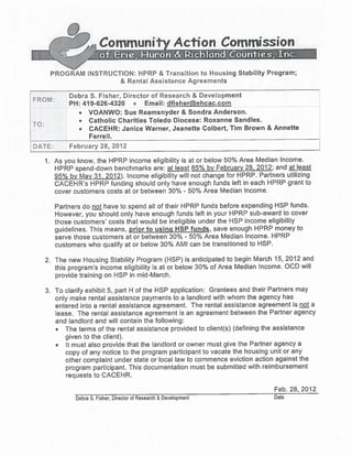 D. Fisher HPRP Excerpt