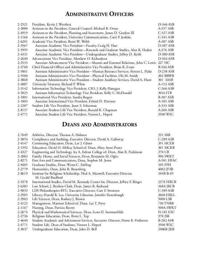 Riley Payne Byu Directory 2014 15