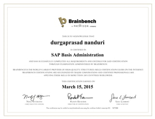 durgaprasad nanduri
SAP Basis Administration
March 15, 2015
5477280
 