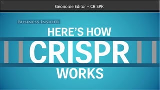 Geonome Editor – CRISPRGeonome Editor – CRISPR
 