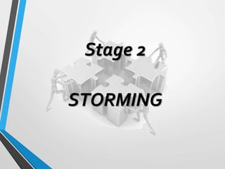 Stage 2
STORMING
 