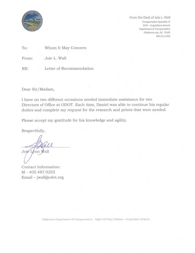 letter of recomm letter of recomm