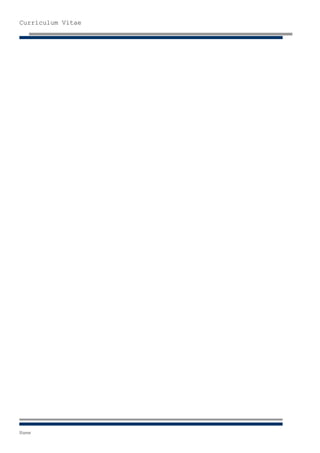 Curriculum Vitae
Name
 