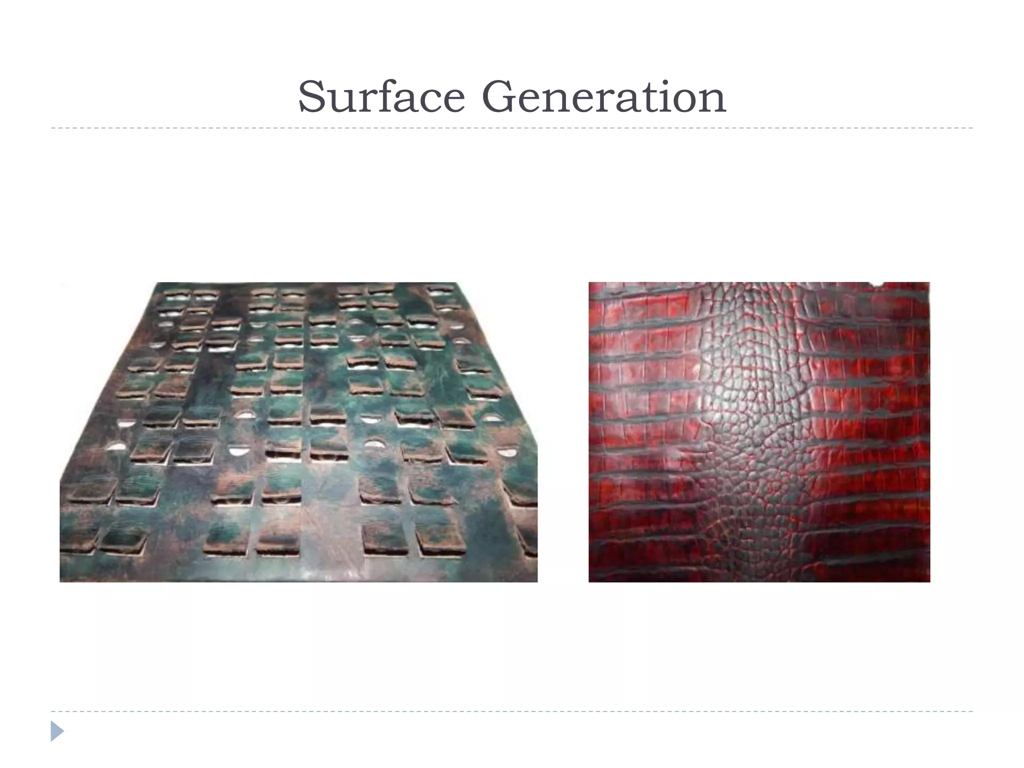 Surface Generation
 