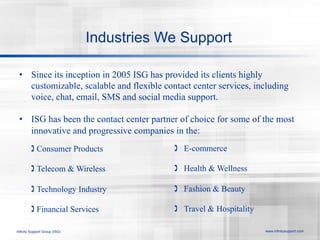 Infinity Support Group Inc Company Overview | PDF