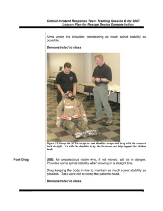 071219 lesson plan for rescue device demonstration for cirt | DOC