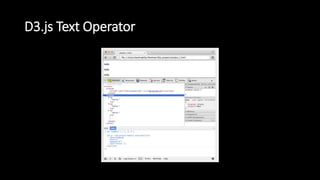 D3.js Text Operator
 
