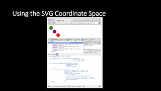 Using the SVG Coordinate Space
 