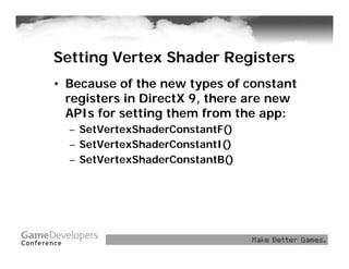 Comprehensive Guide to DirectX 9 Shader Models and Advanced Shader ...