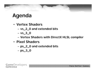 Comprehensive Guide to DirectX 9 Shader Models and Advanced Shader ...