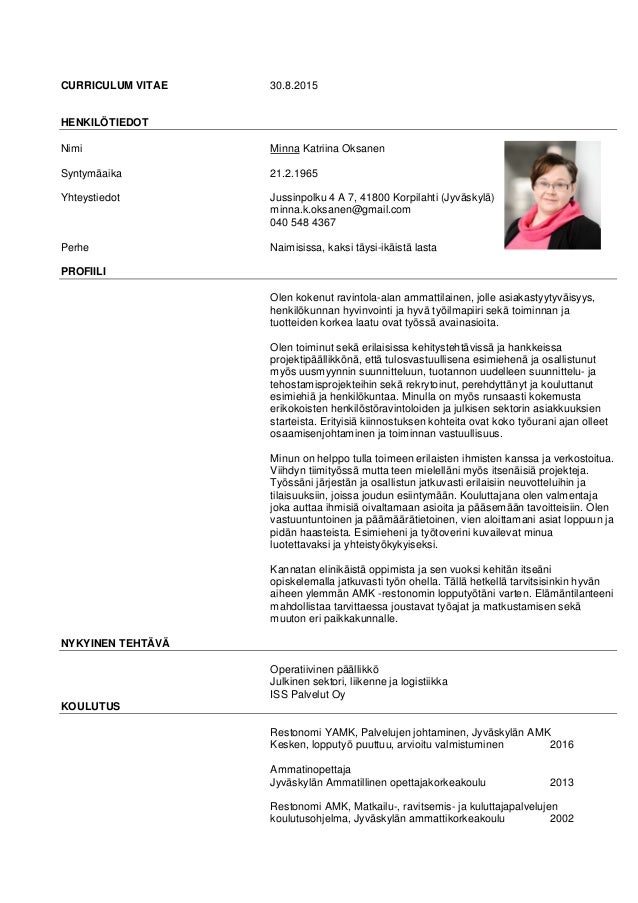 Ansioluettelo picture