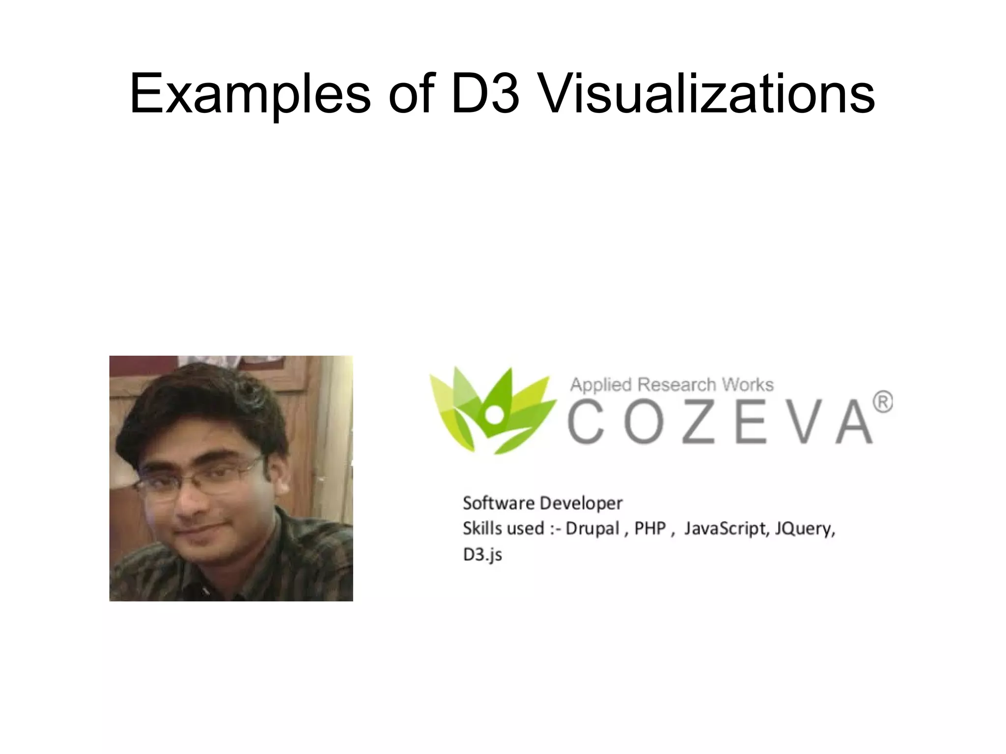 Examples of D3 Visualizations | ODP