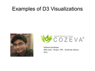 Examples of D3 Visualizations
 