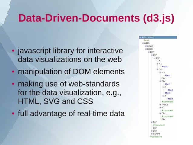 Data-Driven Documents for Interactive Graph Visualization | PPT