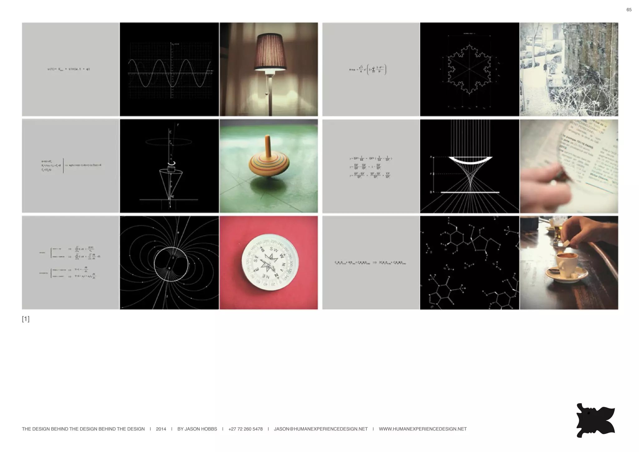 THE DESIGN BEHIND THE DESIGN BEHIND THE DESIGN | 2014 | BY JASON HOBBS | +27 72 260 5478 | JASON@HUMANEXPERIENCEDESIGN.NET | WWW.HUMANEXPERIENCEDESIGN.NET
65
[1]
 