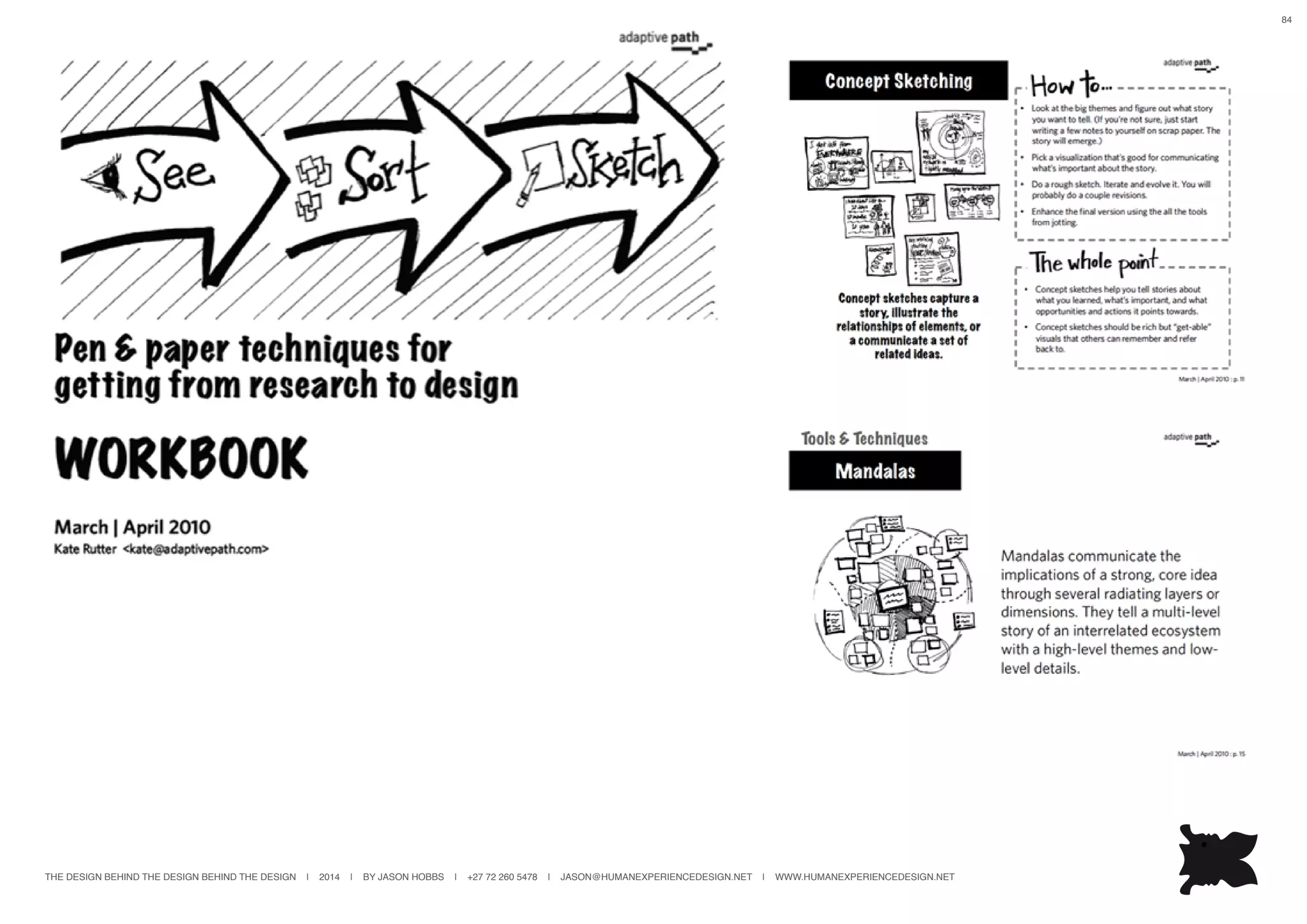THE DESIGN BEHIND THE DESIGN BEHIND THE DESIGN | 2014 | BY JASON HOBBS | +27 72 260 5478 | JASON@HUMANEXPERIENCEDESIGN.NET | WWW.HUMANEXPERIENCEDESIGN.NET
84
 