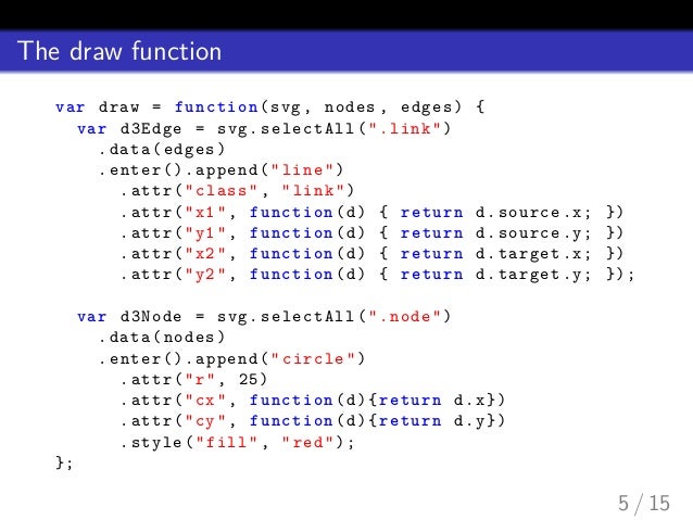 Drawing Lines With Jquery : Having fun with graphs a short introduction to d js