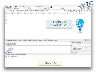 コンソール
こんな感じに
なっているはずよ
 