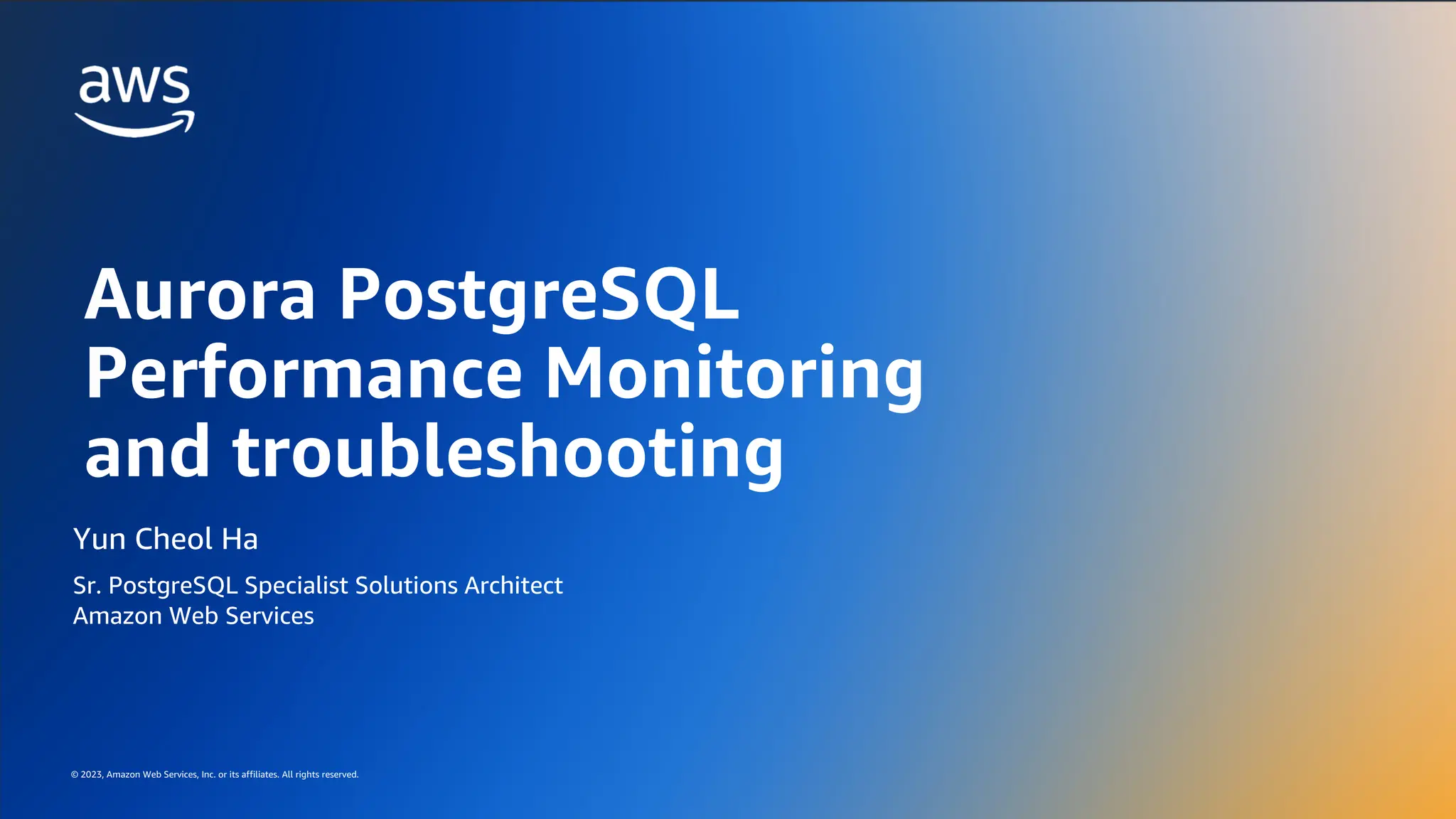  d3t1s04 aurora postgresql performance monitoring and troubleshooting