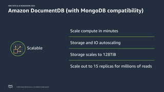 [D3T2S03] Data&AI Roadshow 2024 - Amazon DocumentDB 실습 | PDF