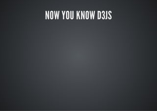 NOW YOU KNOW D3JS
 