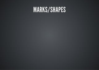 MARKS/SHAPES
 