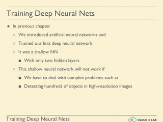 Training Deep Neural Nets | PDF