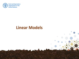Linear Models
 