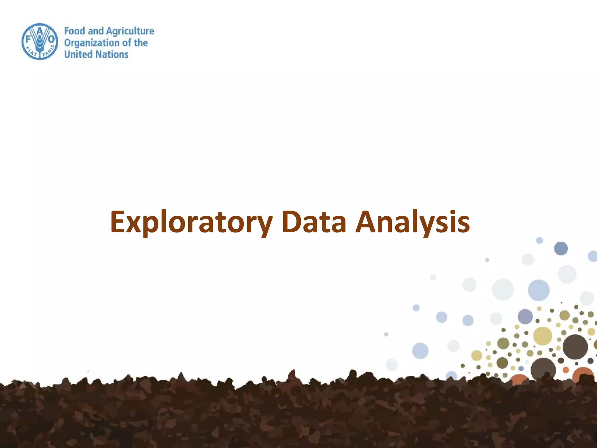 Exploratory Data Analysis
 