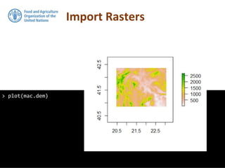Import Rasters
> plot(mac.dem)
 