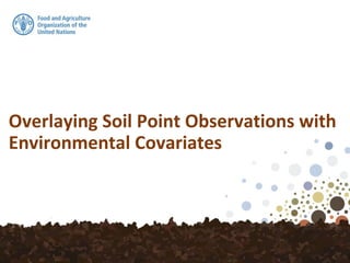 Overlaying Soil Point Observations with
Environmental Covariates
 