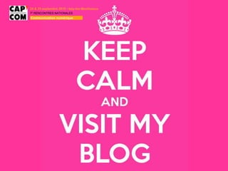 24 & 25 septembre 2015 • Issy-les-Moulineaux
7E
RENCONTRES NATIONALES
Communication numérique
 