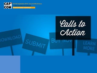 24 & 25 septembre 2015 • Issy-les-Moulineaux
7E
RENCONTRES NATIONALES
Communication numérique
 