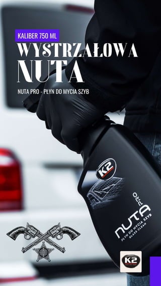 D4002 K2 NUTA PRO 750 profesjonalny płyn do mycia szyb