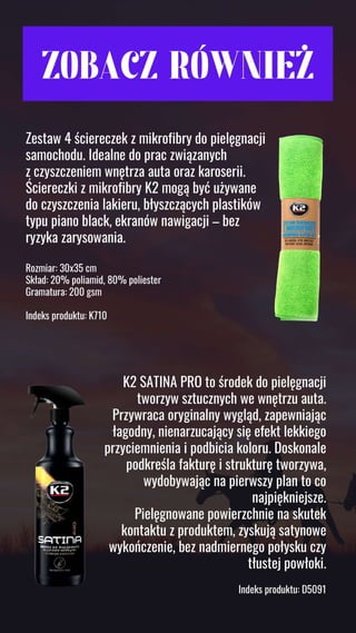 D4002 K2 NUTA PRO 750 profesjonalny płyn do mycia szyb