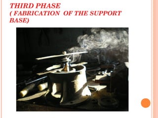 THIRD PHASE
( FABRICATION OF THE SUPPORT
BASE)
 