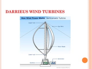DARRIEUS WIND TURBINES
 